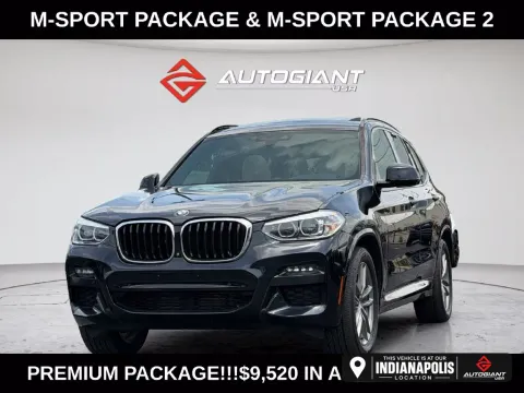 Black 2020 BMW X3 xDrive30i for sale in Indianapolis, IN