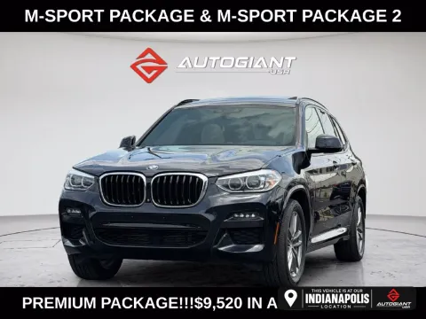 Black 2020 BMW X3 xDrive30i for sale in Indianapolis, IN