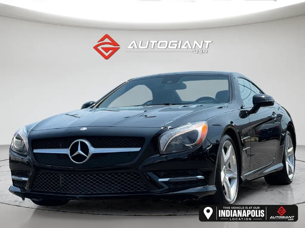 Black 2014 Mercedes-Benz SL-Class SL 550 for sale in Indianapolis, IN