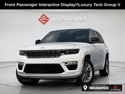 White 2022 Jeep Grand Cherokee Summit 4xe for sale in Indianapolis, IN
