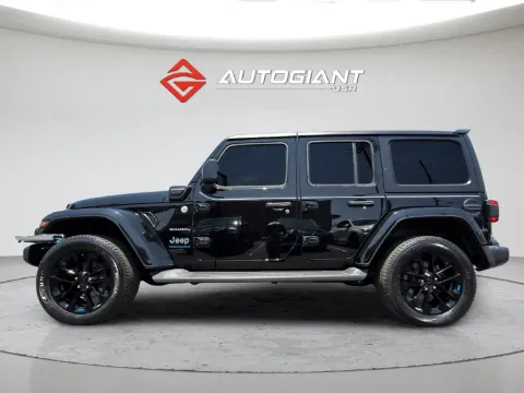 Photos of 2023 Jeep Wrangler Sahara 4xe for sale in Indianapolis, IN at AutoGiant USA Indianapolis