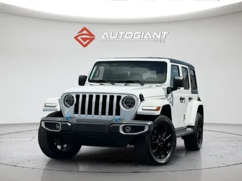 Another view of 2022 Jeep Wrangler Unlimited Sahara 4xe for sale in Indianapolis, IN at AutoGiant USA Indianapolis