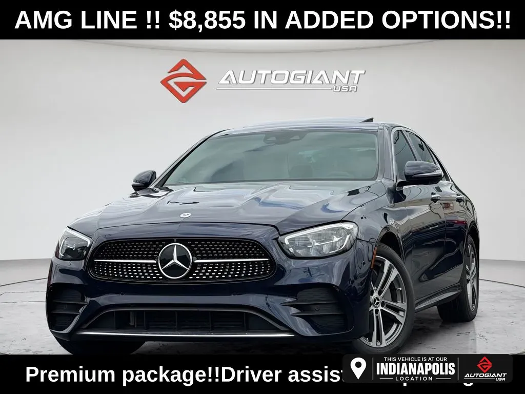 Blue 2021 Mercedes-Benz E-Class E 350 for sale in Indianapolis, IN