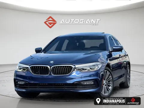 Gray 2017 BMW 5 Series 540i for sale in Indianapolis, IN