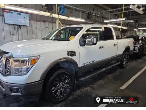 White 2019 Nissan Titan XD Platinum Reserve for sale in Indianapolis, IN