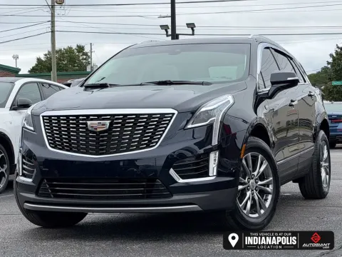 Blue 2021 Cadillac XT5 Premium Luxury for sale in Indianapolis, IN