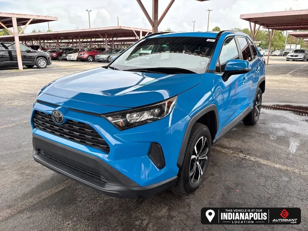Blue 2019 Toyota RAV4 LE for sale in Indianapolis, IN
