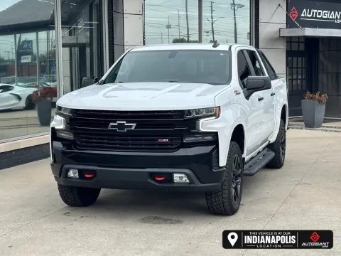 White 2021 Chevrolet Silverado 1500 LT Trail Boss for sale in Indianapolis, IN