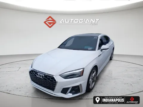 White 2021 Audi A5 Sportback 45 S line Premium for sale in Indianapolis, IN