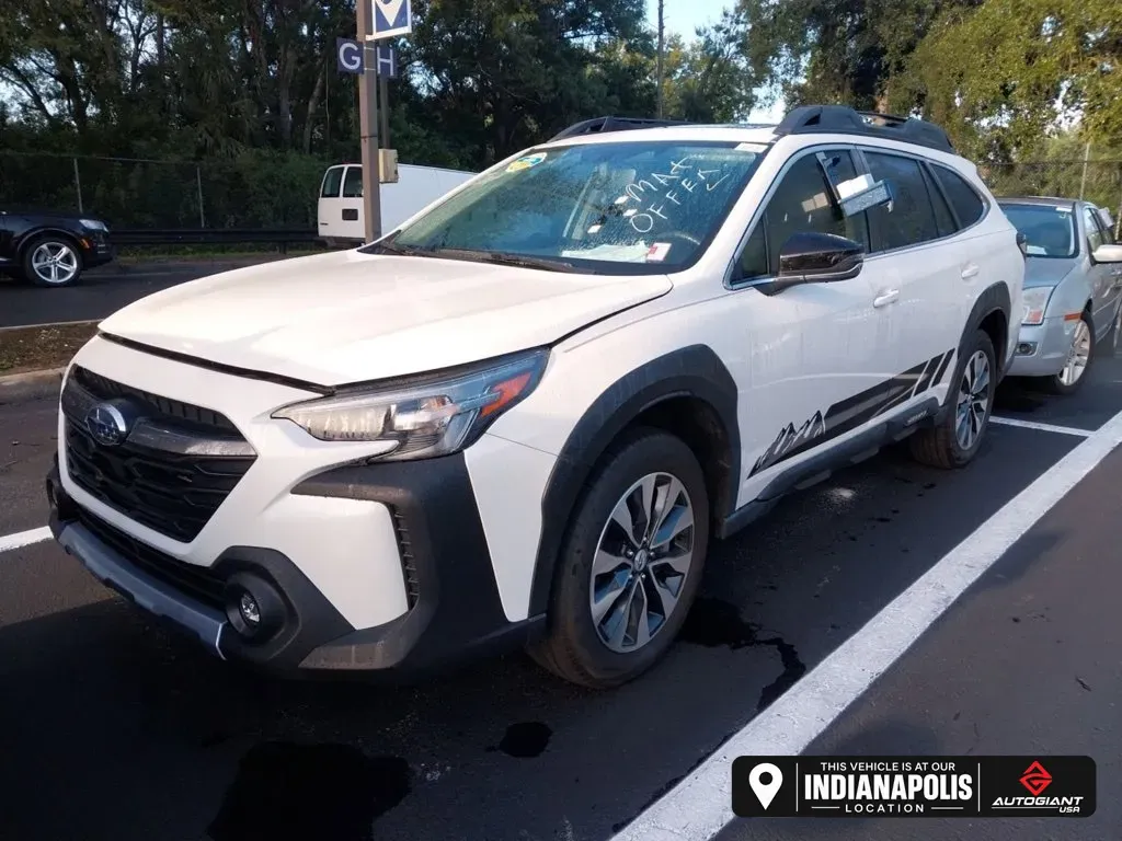 White 2024 Subaru Outback Limited for sale in Indianapolis, IN