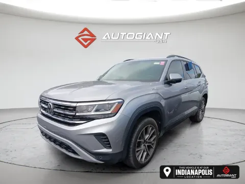 White 2021 Volkswagen Atlas 3.6L V6 SE w/Technology for sale in Indianapolis, IN
