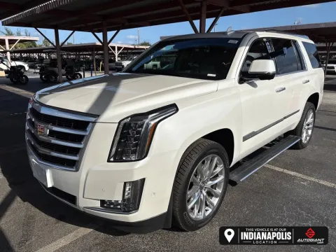 White 2019 Cadillac Escalade Premium Luxury for sale in Indianapolis, IN