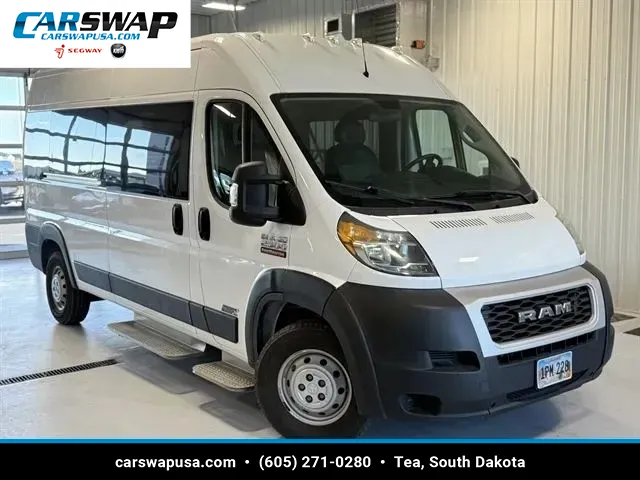 White 2019 Ram ProMaster 2500 Window Van High Roof for sale in Tea, SD