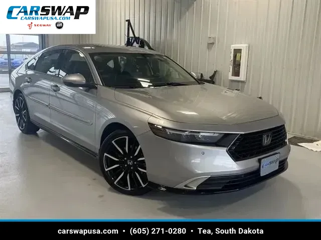Silver 2023 Honda Accord Hybrid Touring for sale in Tea, SD