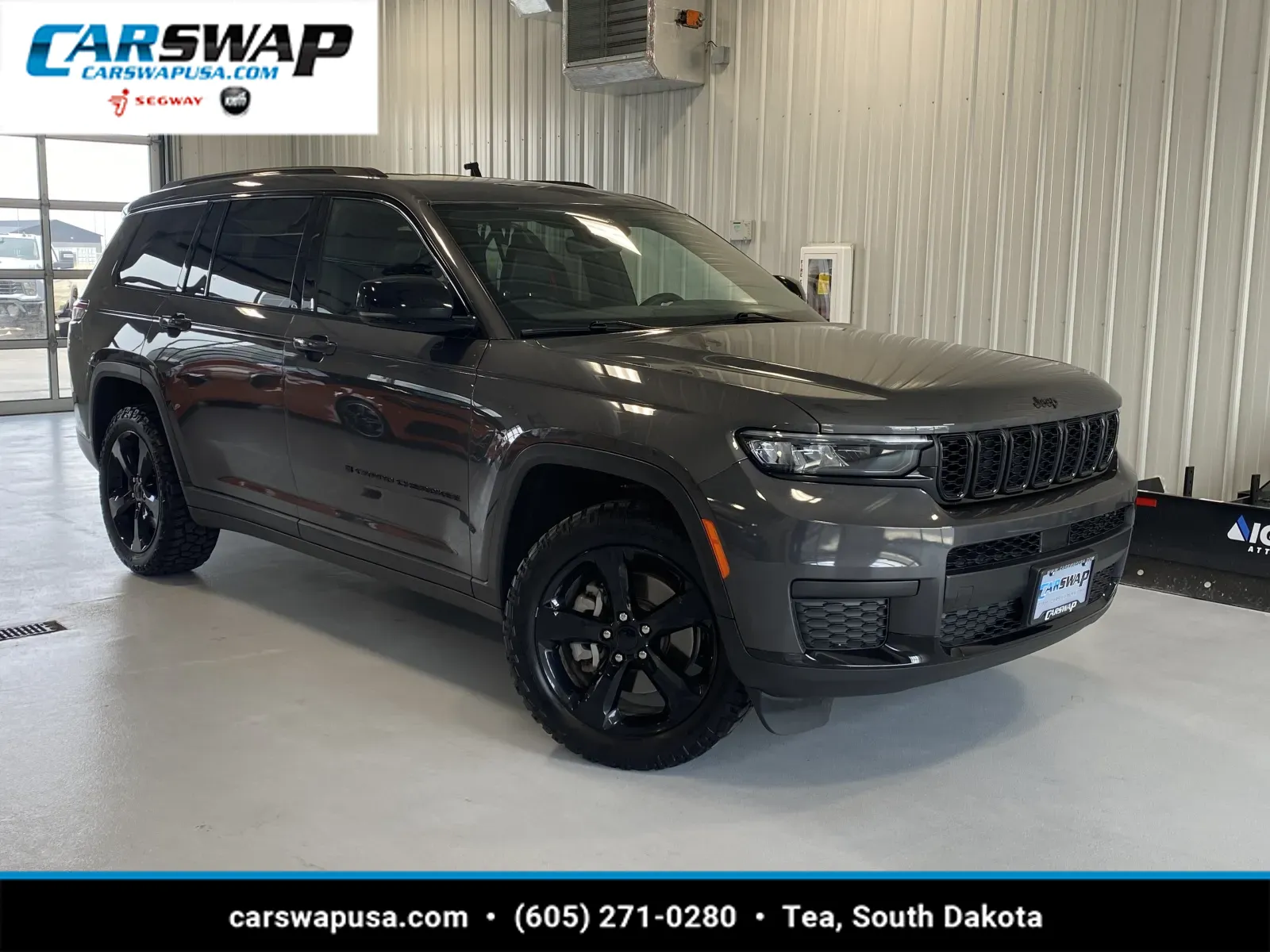 Gray 2021 Jeep Grand Cherokee L Altitude for sale in Tea, SD