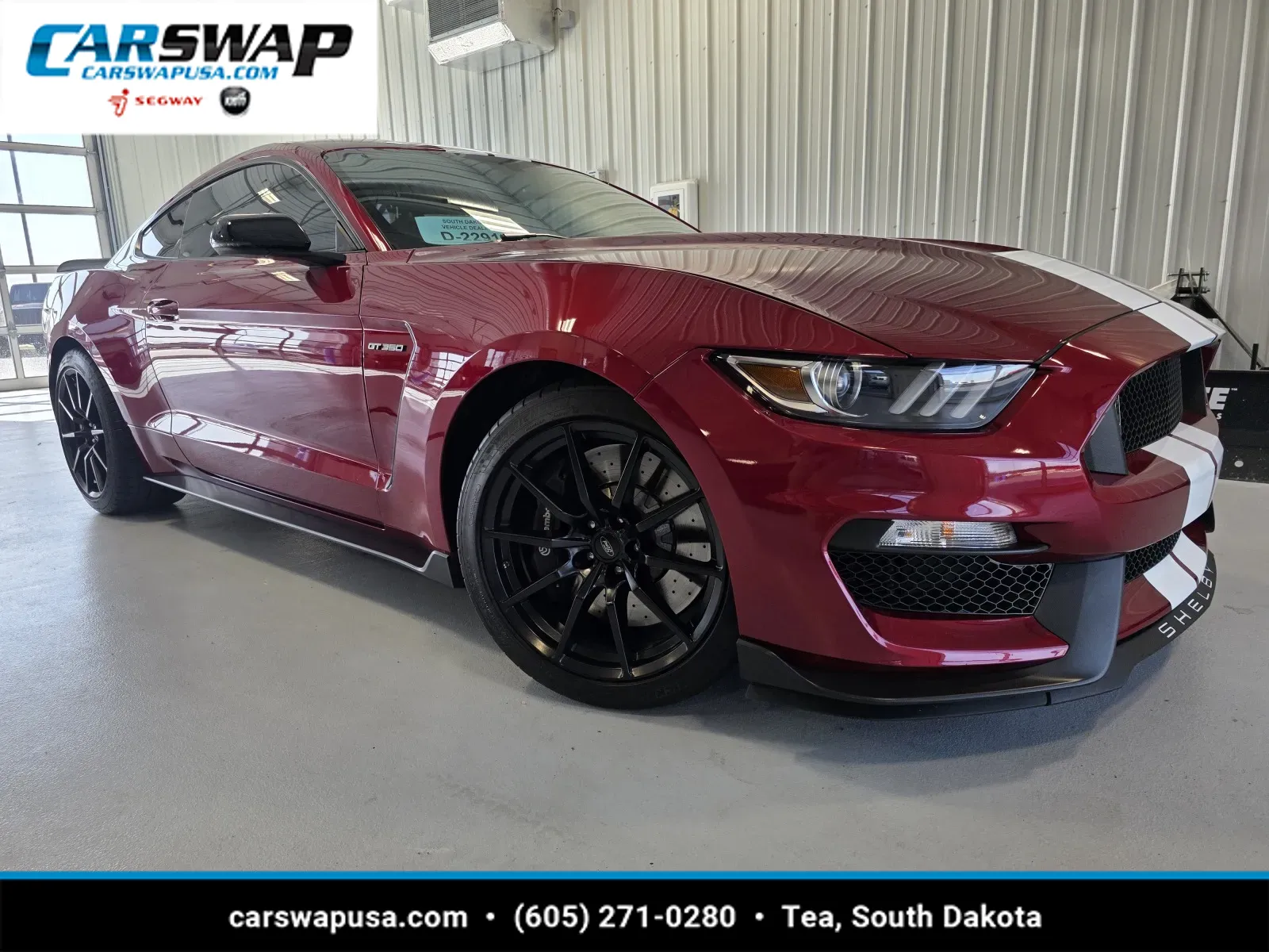 Red 2017 Ford Mustang Shelby GT350 for sale in Tea, SD