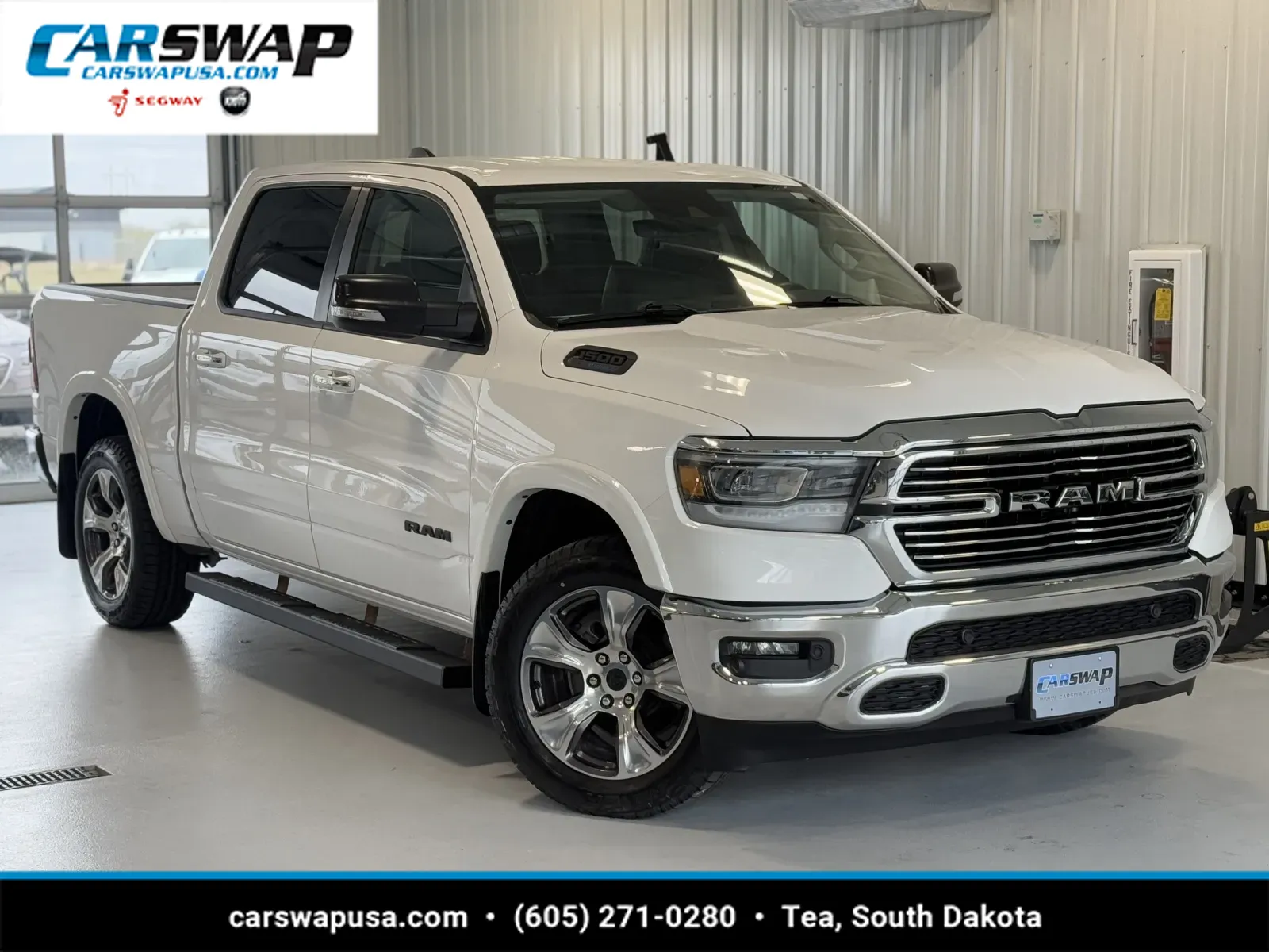 White 2022 Ram 1500 Laramie for sale in Tea, SD
