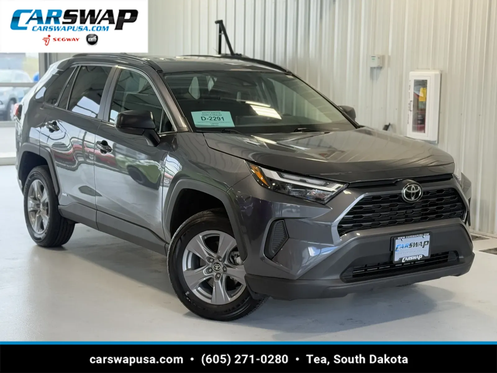 Gray 2025 Toyota RAV4 Hybrid LE for sale in Tea, SD