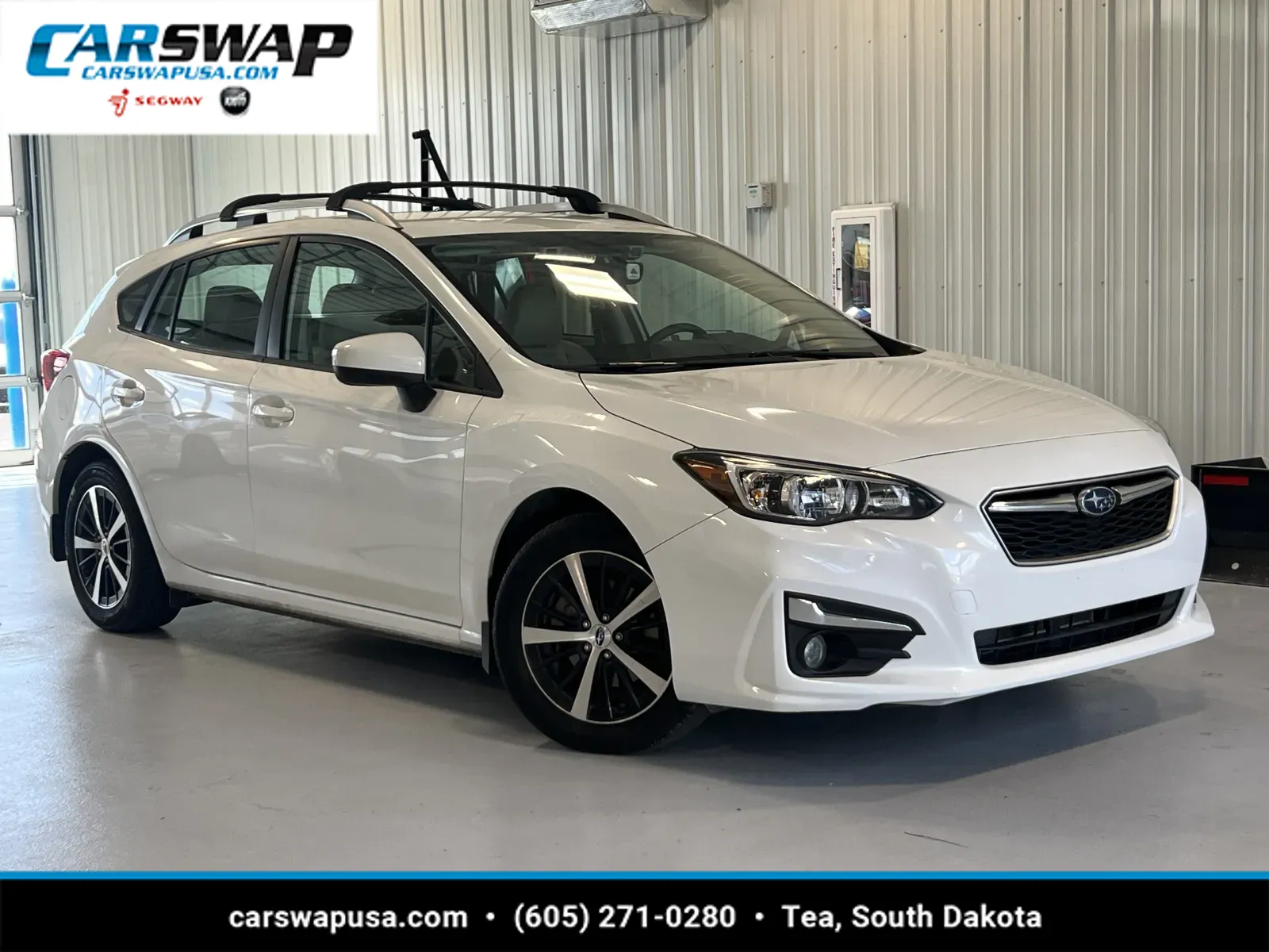 White 2019 Subaru Impreza Premium for sale in Tea, SD