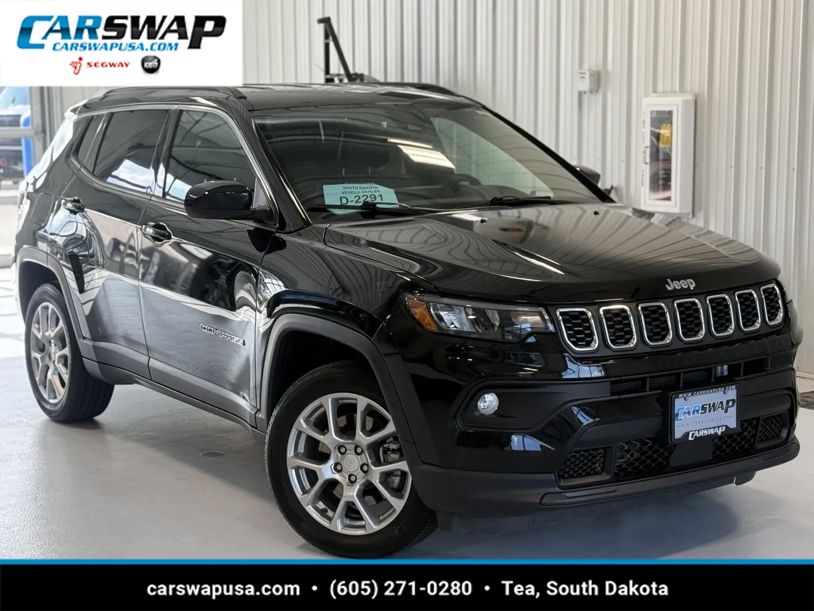 Black 2024 Jeep Compass Latitude Lux for sale in Tea, SD