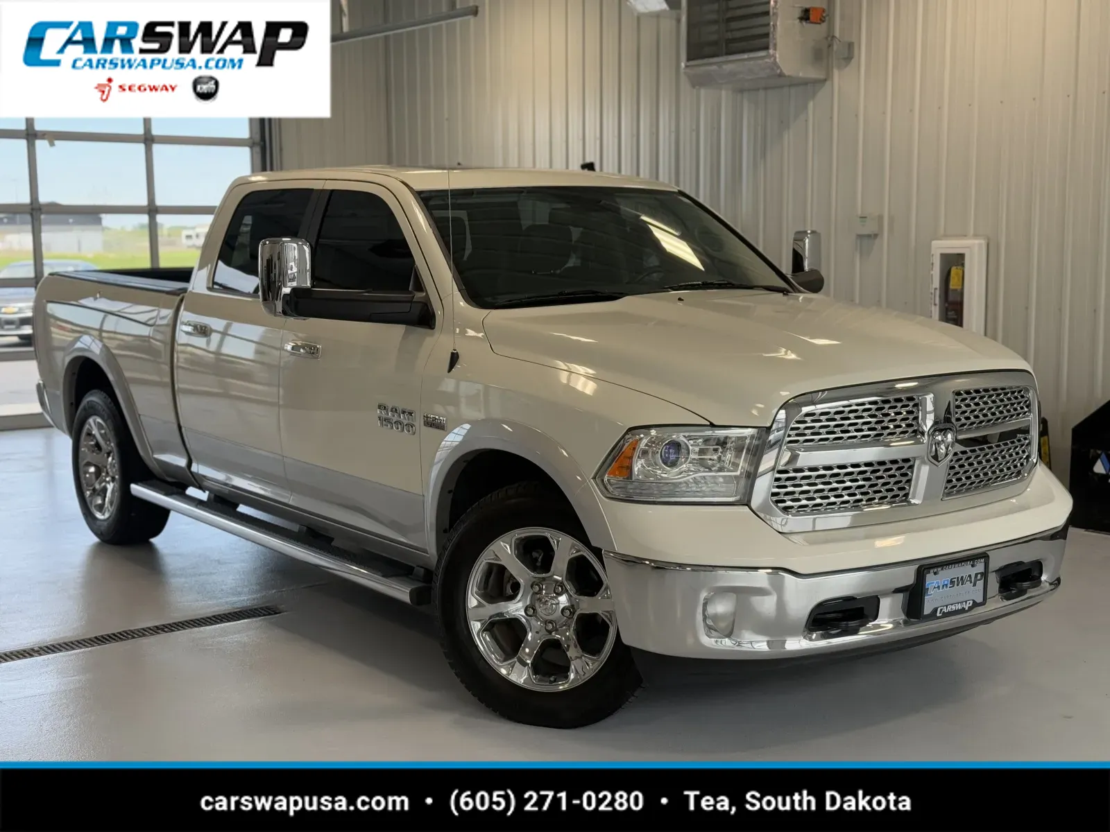 White 2017 Ram 1500 Laramie for sale in Tea, SD
