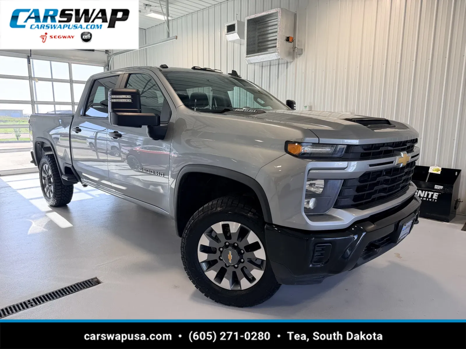 Gray 2024 Chevrolet Silverado 2500HD Custom for sale in Tea, SD