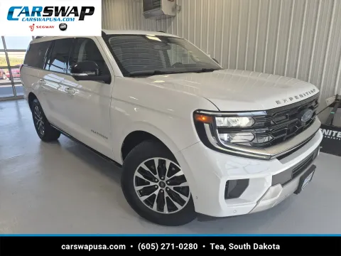 White 2025 Ford Expedition Max Platinum for sale in Tea, SD