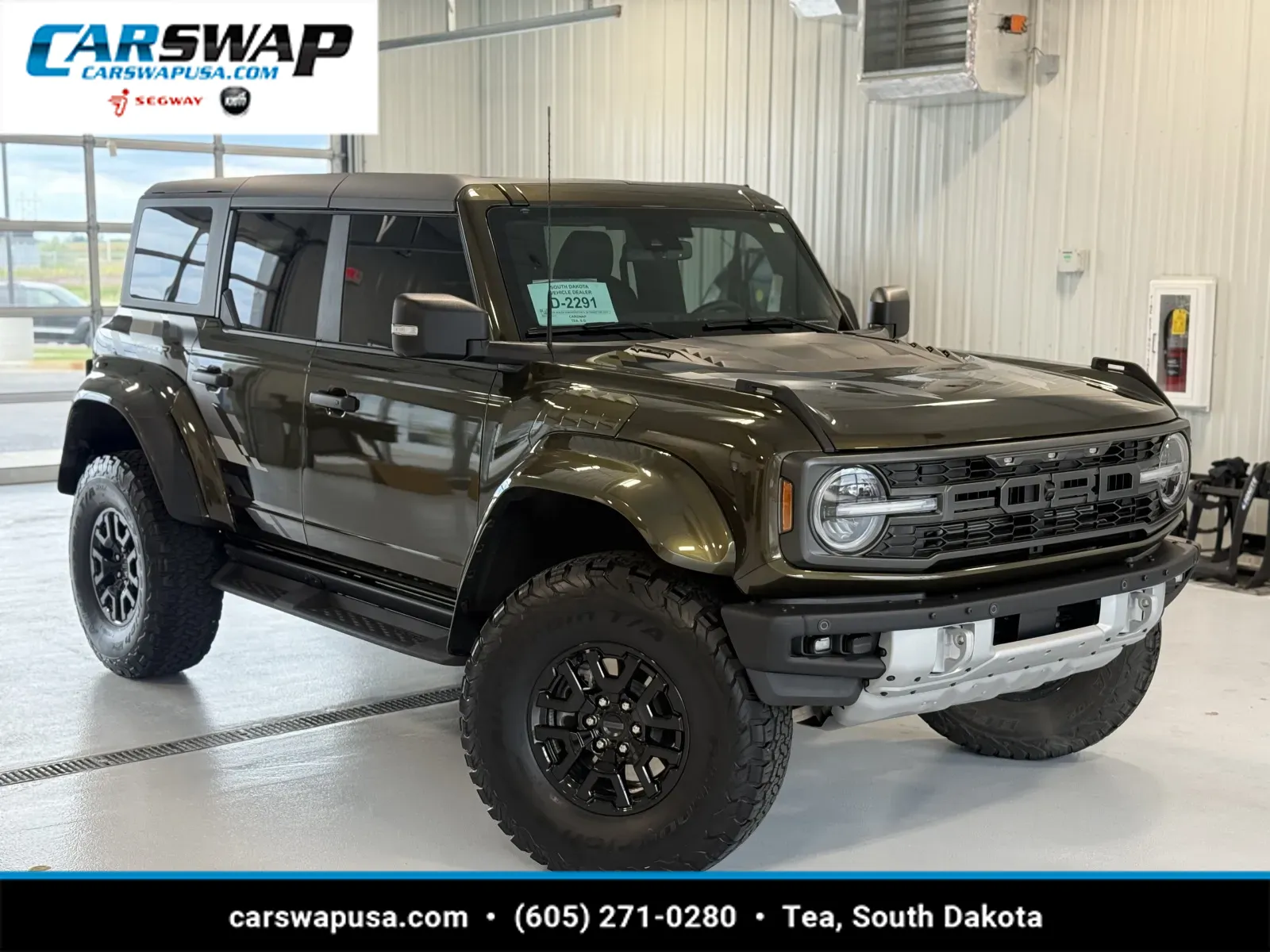 Green 2024 Ford Bronco Raptor for sale in Tea, SD