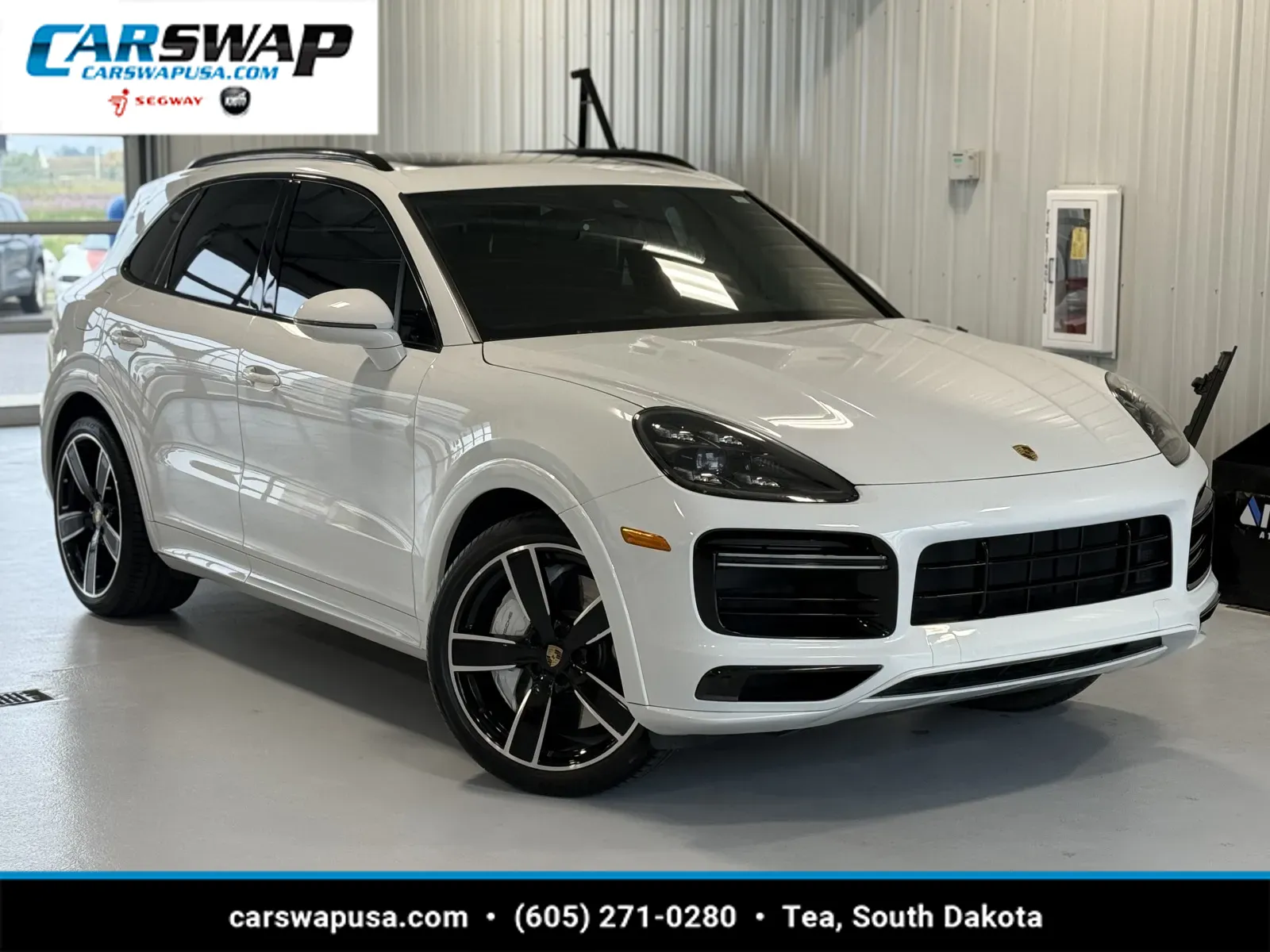 White 2021 Porsche Cayenne Turbo for sale in Tea, SD