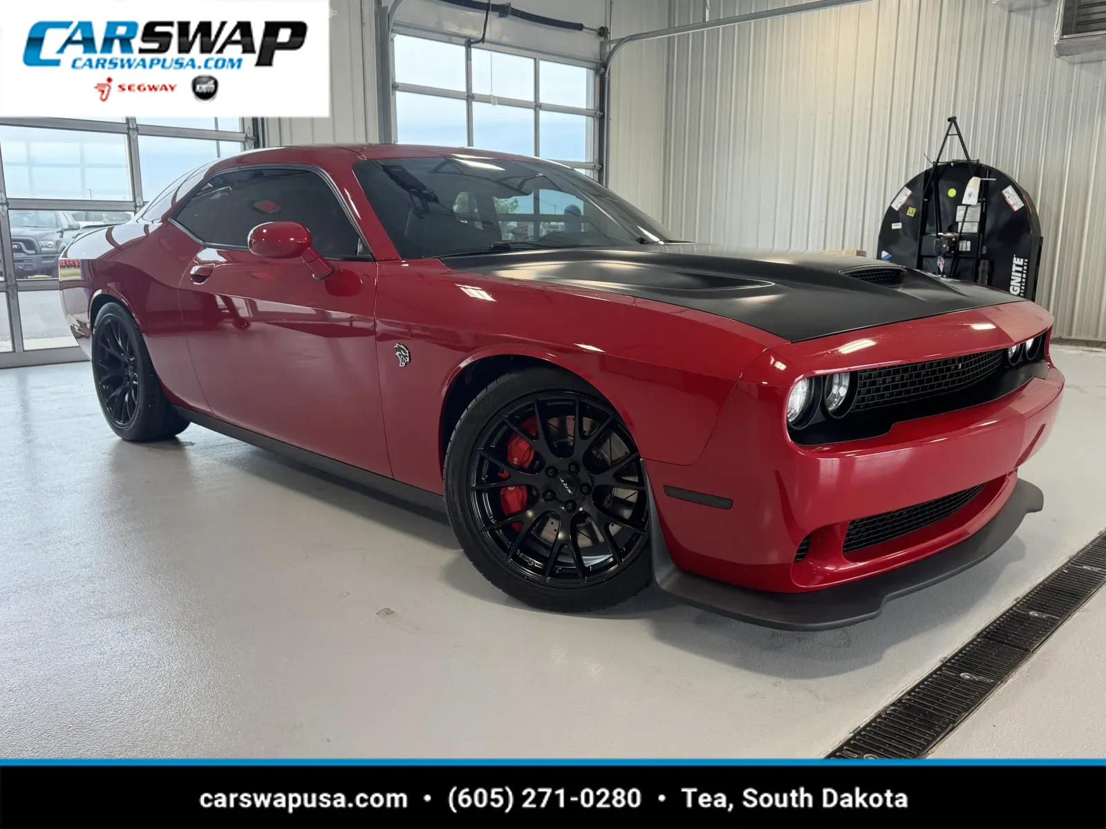 Red 2016 Dodge Challenger SRT Hellcat for sale in Tea, SD