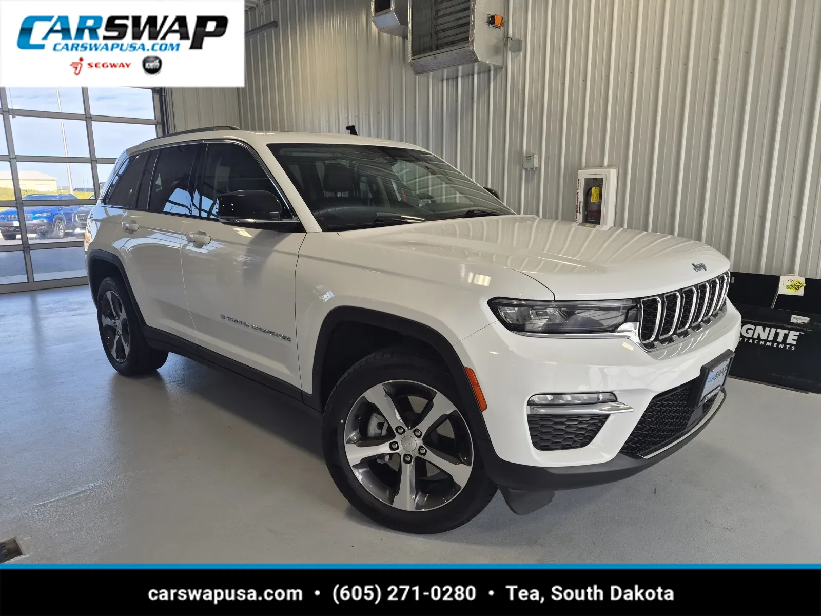 White 2022 Jeep Grand Cherokee 4xe for sale in Tea, SD