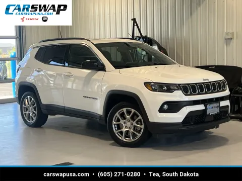 White 2023 Jeep Compass Latitude Lux for sale in Tea, SD