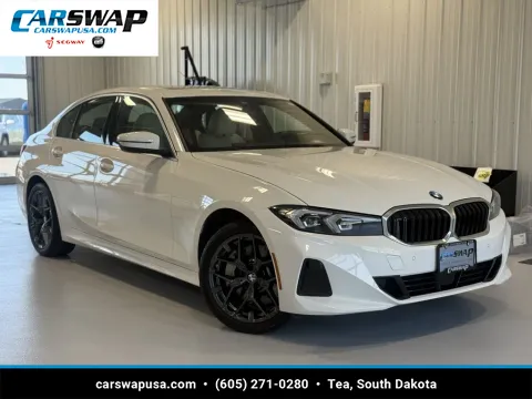 White 2026 BMW 3 Series 330i xDrive for sale in Tea, SD