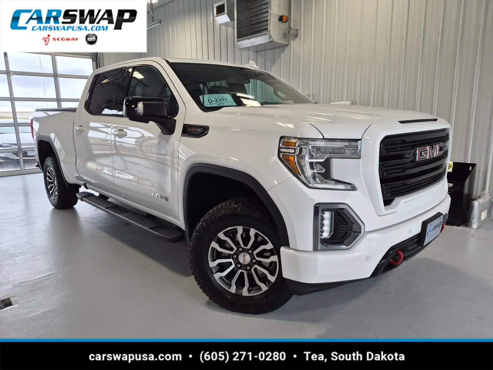 White 2020 GMC Sierra 1500 AT4 for sale in Tea, SD
