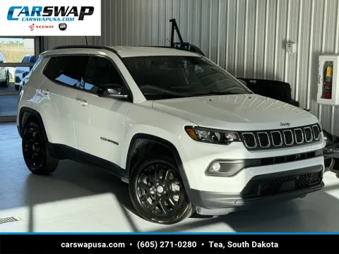 White 2023 Jeep Compass Latitude Lux for sale in Tea, SD