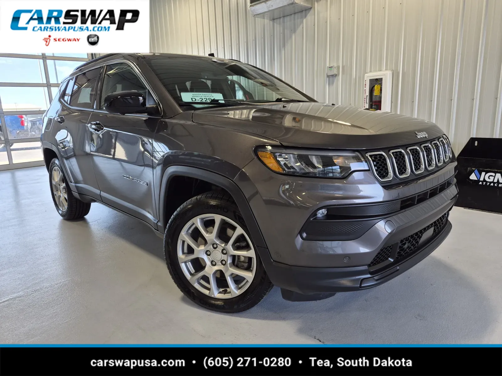 Gray 2023 Jeep Compass Latitude Lux for sale in Tea, SD