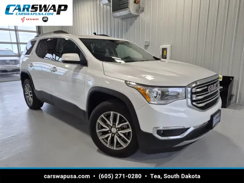 White 2019 GMC Acadia SLE-2 for sale in Tea, SD