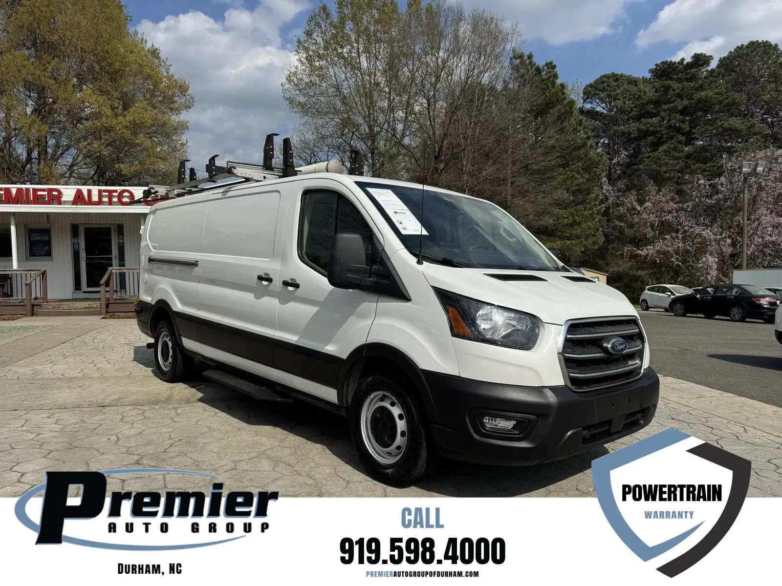Silver 2020 Ford Transit Cargo Van Low Roof w/LWB Van 3D for sale in Durham, NC