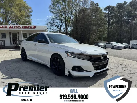White 2022 Honda Accord Sedan Sport for sale in Durham, NC
