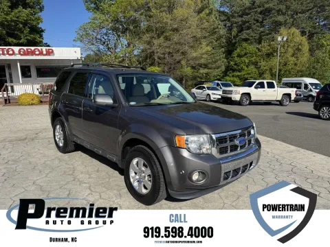 Gray 2012 Ford Escape Limited for sale in Durham, NC