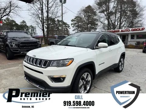 White 2019 Jeep Compass Limited for sale in Durham, NC