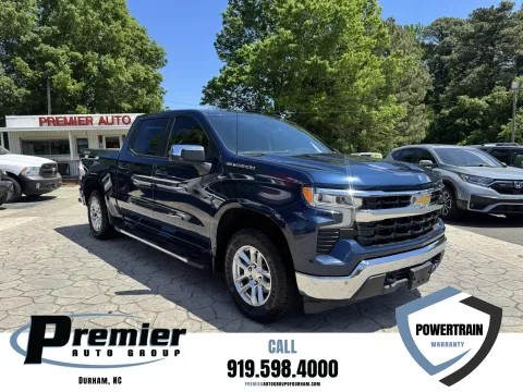 Blue 2022 Chevrolet Silverado 1500 LT for sale in Durham, NC