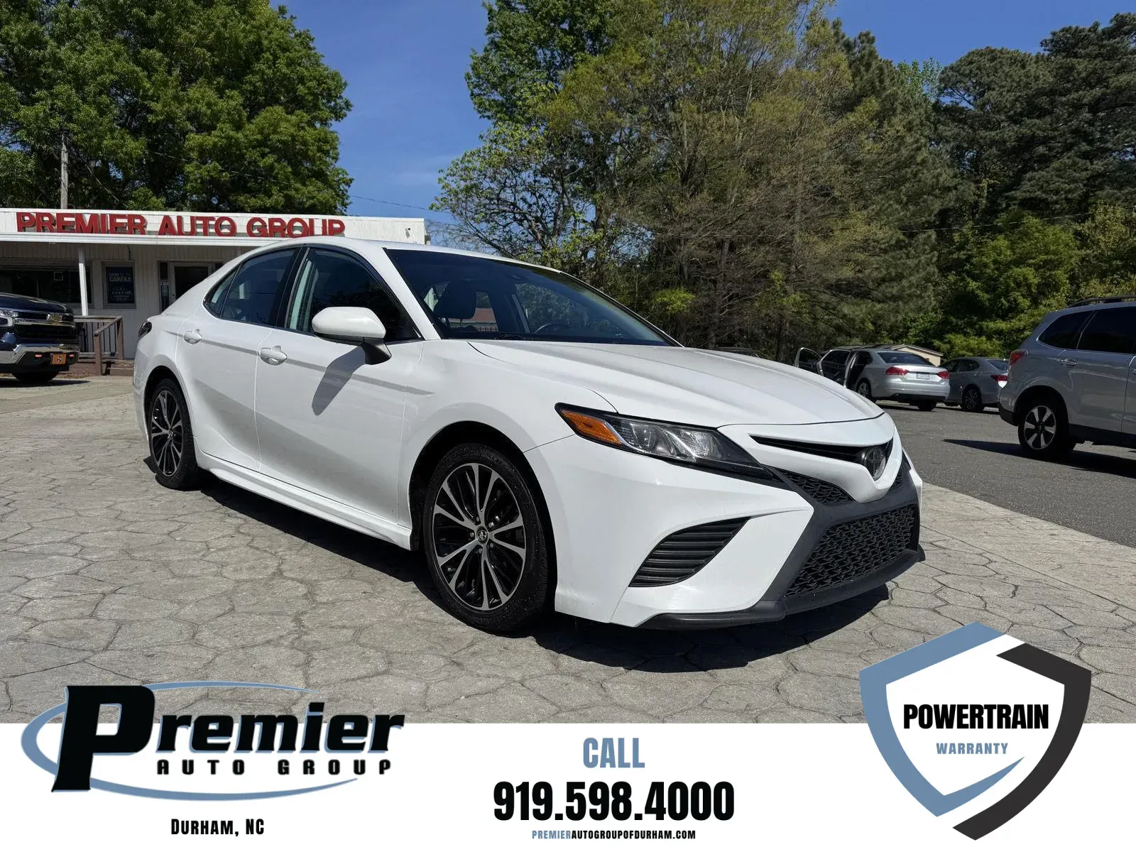 Red 2019 Toyota Camry SE Sedan 4D for sale in Durham, NC