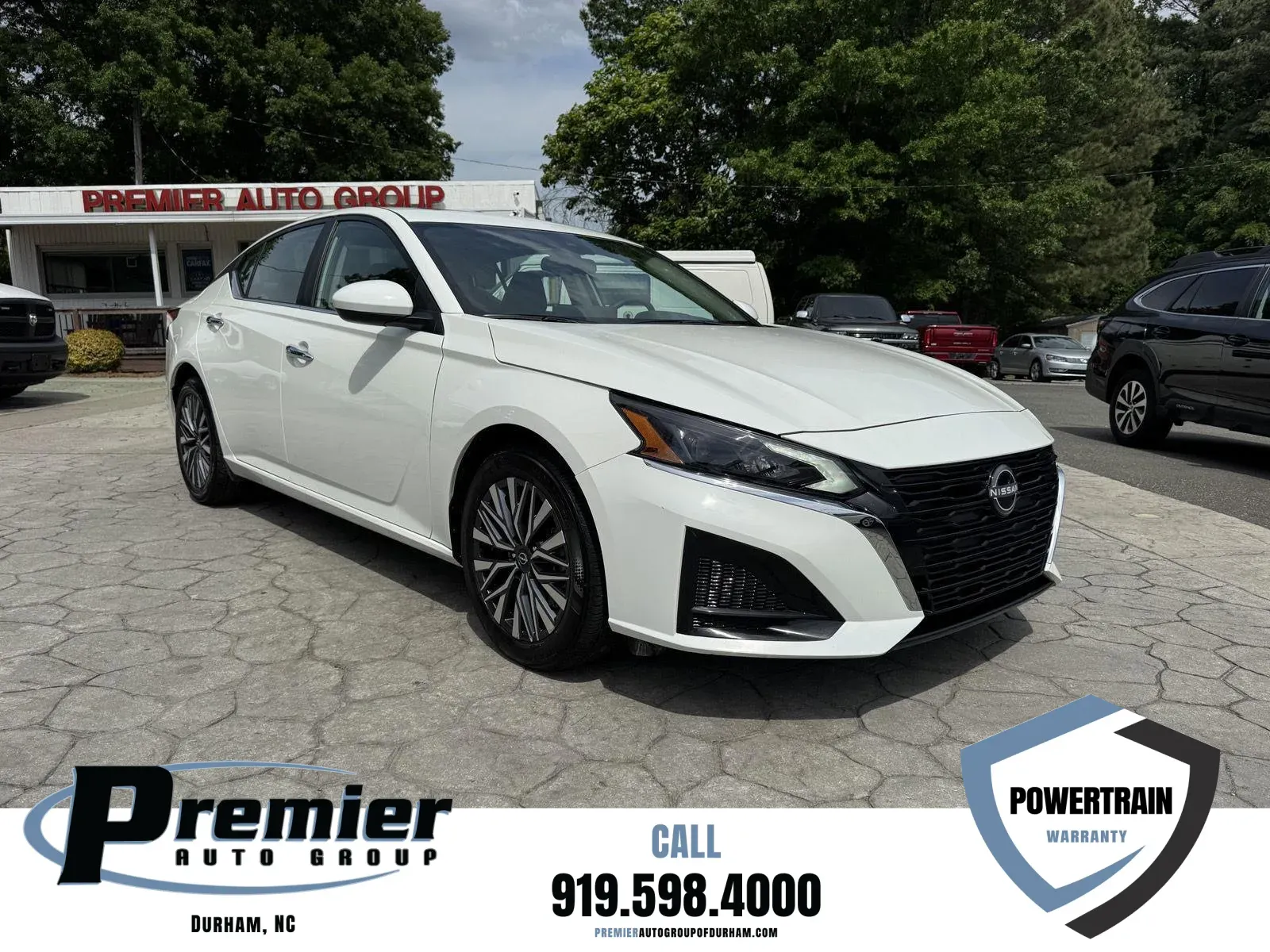 White 2025 Nissan Altima SV for sale in Durham, NC