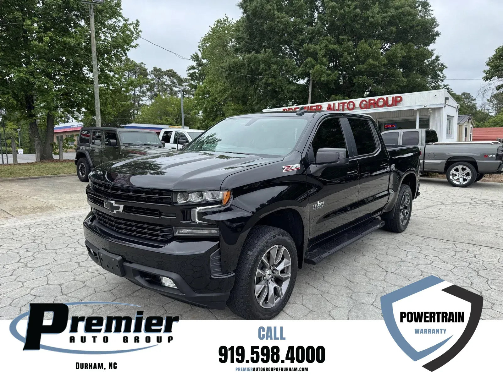Black 2021 Chevrolet Silverado 1500 RST for sale in Durham, NC