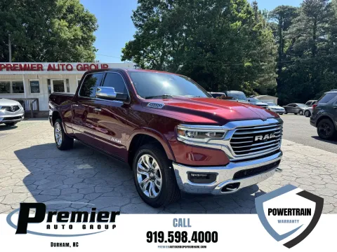 Red 2019 Ram 1500 Longhorn for sale in Durham, NC