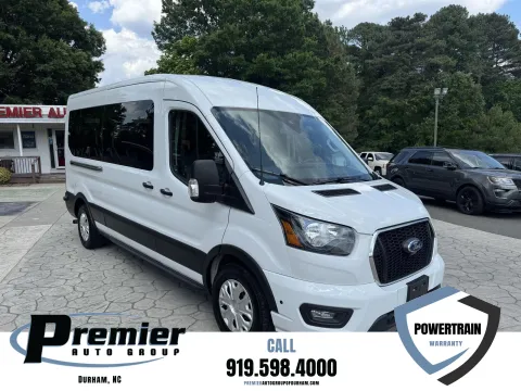 White 2024 Ford Transit Passenger Wagon XLT for sale in Durham, NC