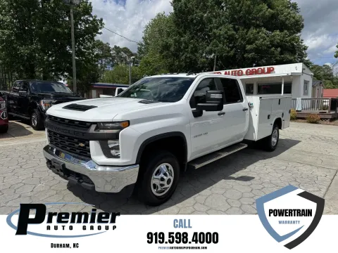 White 2021 Chevrolet Silverado 3500HD CC Work Truck for sale in Durham, NC