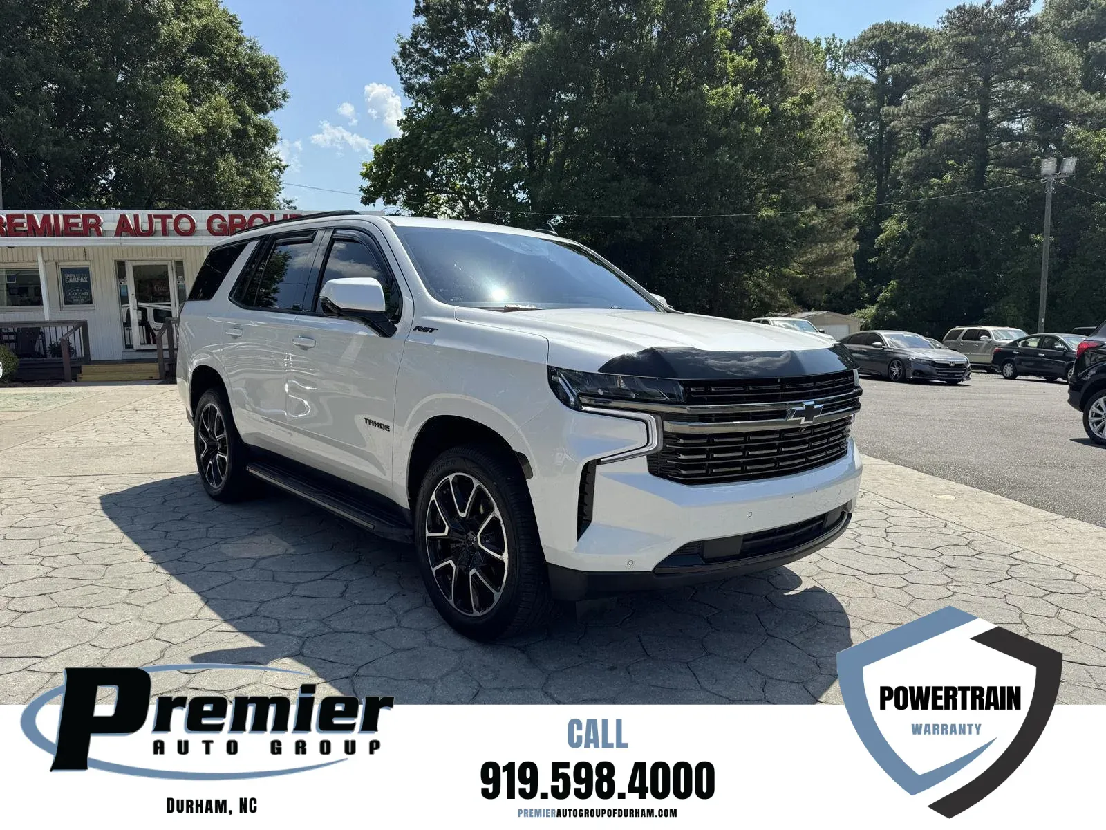 White 2021 Chevrolet Tahoe RST for sale in Durham, NC