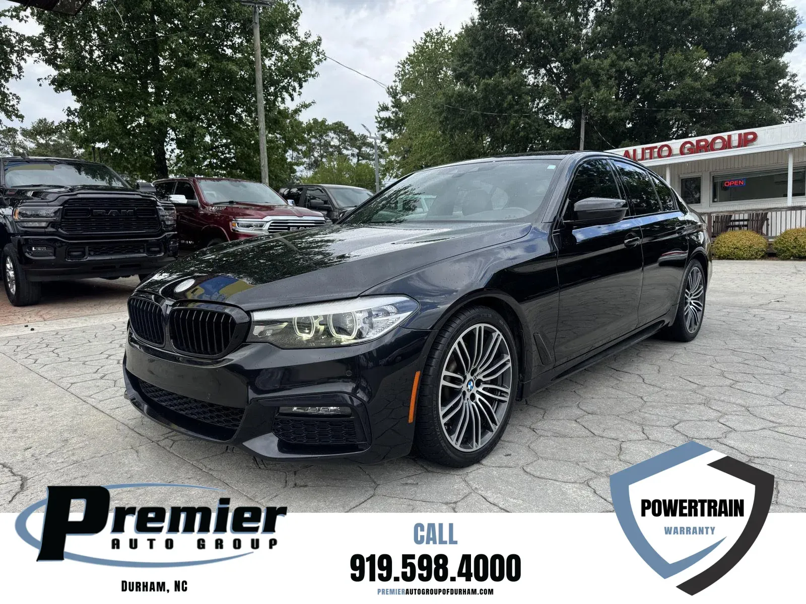 Black 2019 BMW 5 Series 530i for sale in Durham, NC